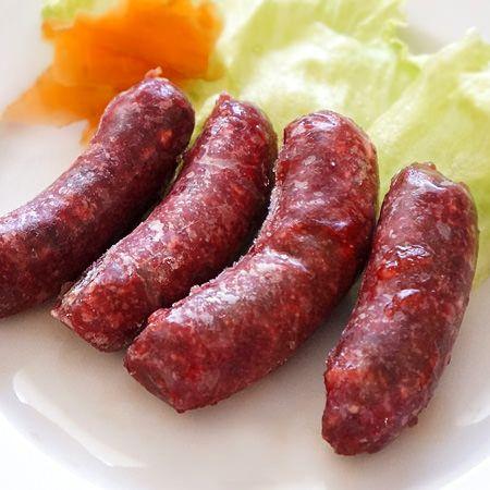 冷凍便 愛犬用生肉 北海道産 天然エゾ鹿肉 ウインナー 100g 常温品同梱不可 ドッグフード 肉の日