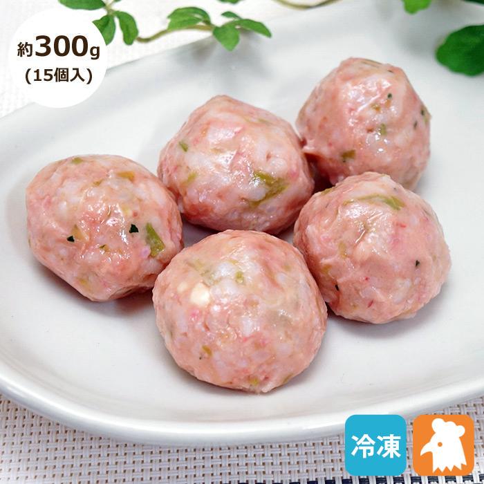 冷凍便 愛犬用生肉 国産鶏肉ミートボール コラーゲン入り 約0g 10個入