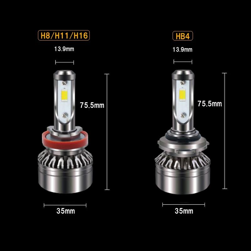 セルシオ 30系　アリスト 16系 黄色 白色 2色切替え LED フォグランプ イエロー ホワイト HB4 8000Lm カスタム パーツ バイカラー LEDバルブ 2本組 【1年保証】｜five-parts｜05