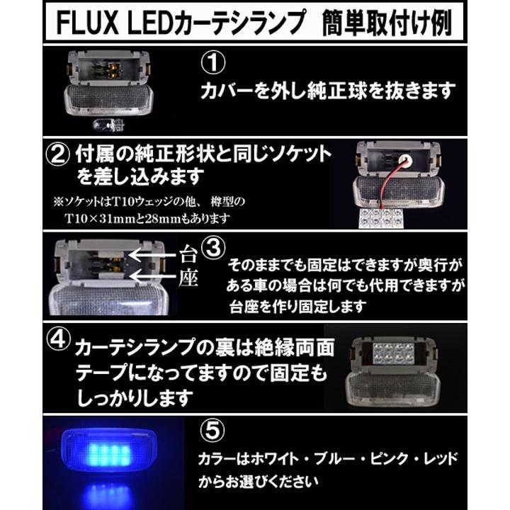ランドクルーザー120プラド　テープランプ ランドクルーザー プラド 120系 150系 LED カーテシランプ ホワイト