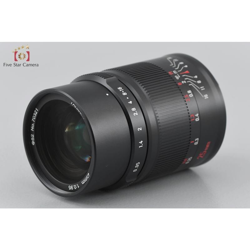 安心の国産製品 7Artisans 七工匠 25mm f/0.95 ライカLマウント用 元箱付き