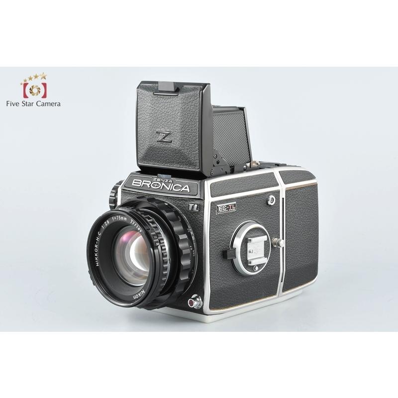 中古】ZENZA BRONICA ゼンザブロニカ EC-TL ブラック + Nikon NIKKOR