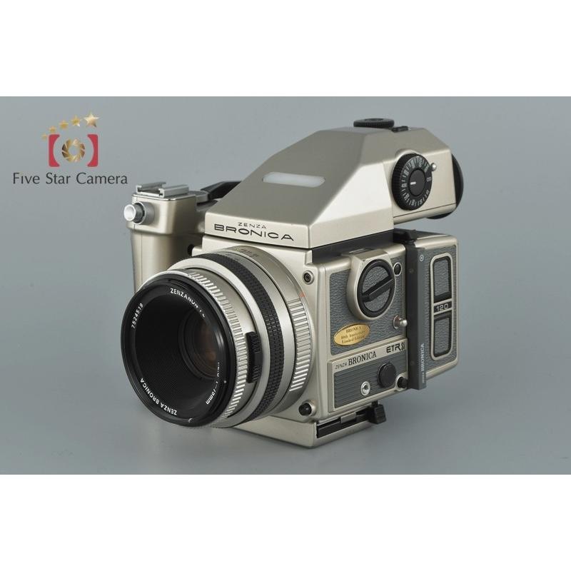 【中古】ZENZA BRONICA ゼンザブロニカ ETRSi 40周年記念モデル + ZENZANON PE 75mm f/2.8