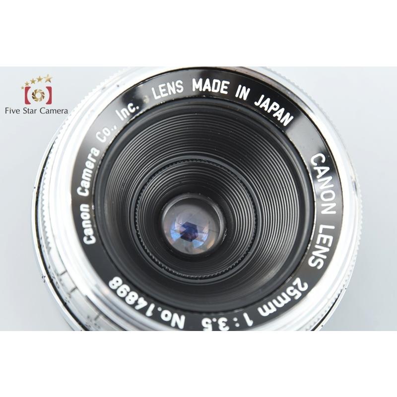 【中古】Canon キヤノン 25mm f/3.5 L39 ライカスクリューマウント キヤノン（Canon） 【中古】Canon 25mm f/3.5 L39 ライカスクリュー