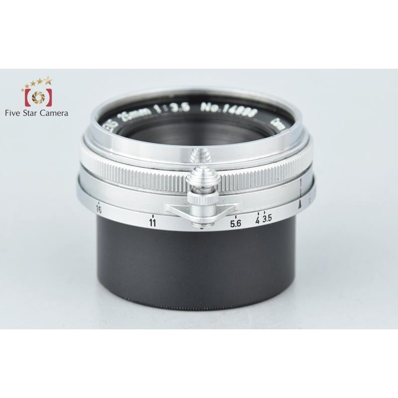 【中古】Canon キヤノン 25mm f/3.5 L39 ライカスクリューマウント キヤノン（Canon） 【中古】Canon 25mm f/3.5 L39 ライカスクリュー