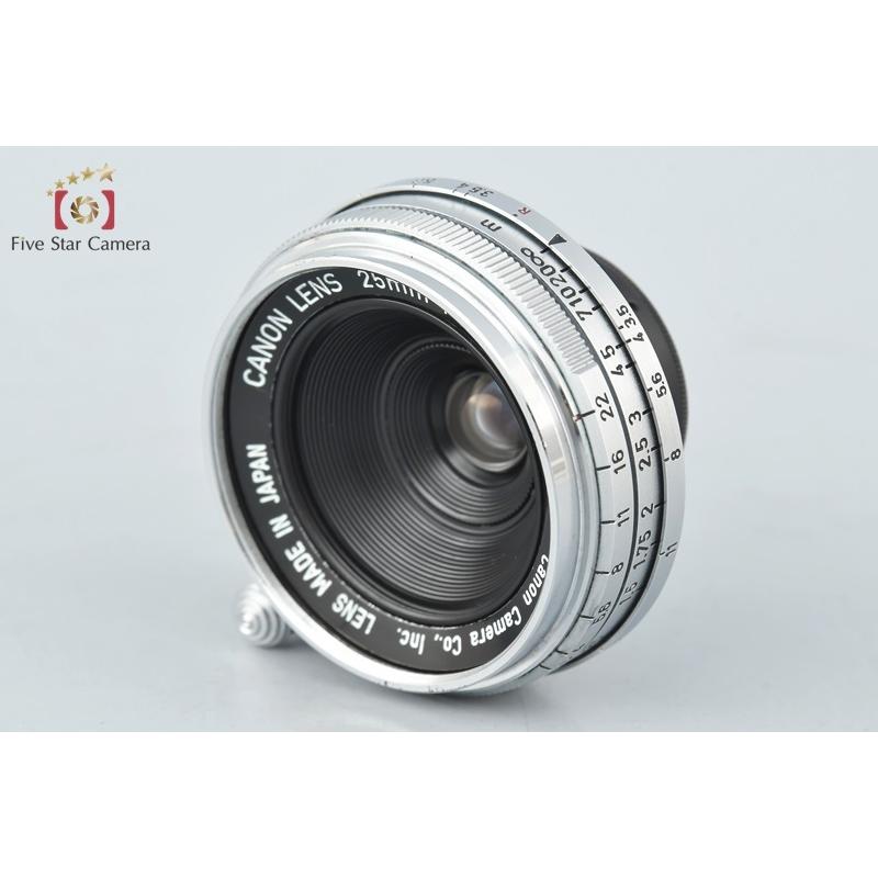 【中古】Canon キヤノン 25mm f/3.5 L39 ライカスクリューマウント キヤノン（Canon） 【中古】Canon 25mm f/3.5 L39 ライカスクリュー