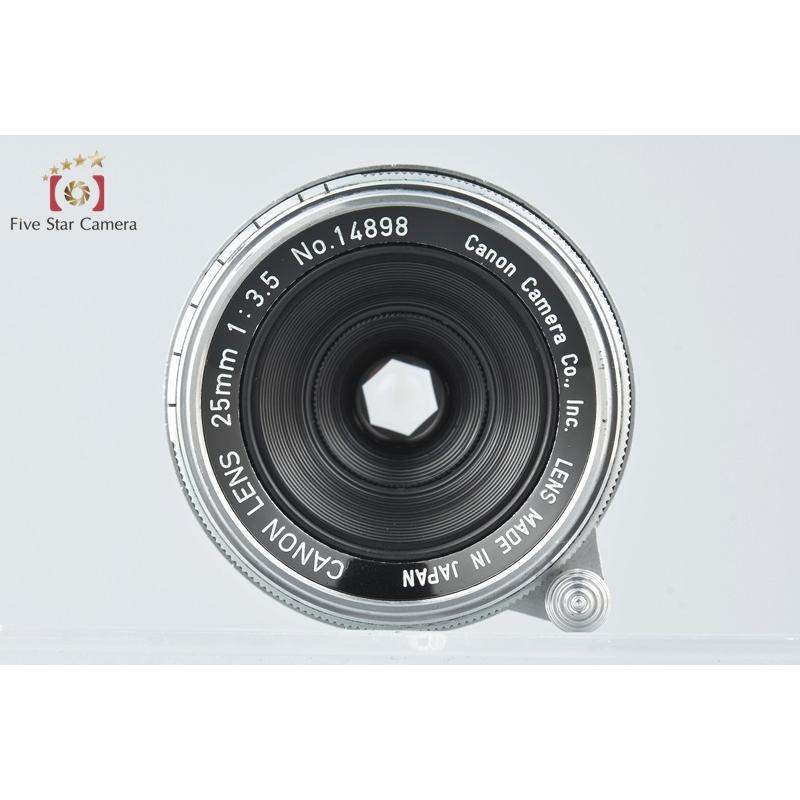 【中古】Canon キヤノン 25mm f/3.5 L39 ライカスクリューマウント キヤノン（Canon） 【中古】Canon 25mm f/3.5 L39 ライカスクリュー