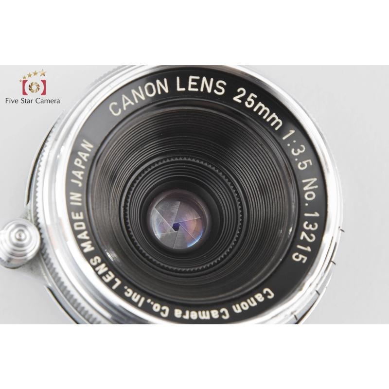 キヤノン（Canon） 【中古】Canon 25mm f/3.5 L39 ライカスクリュー