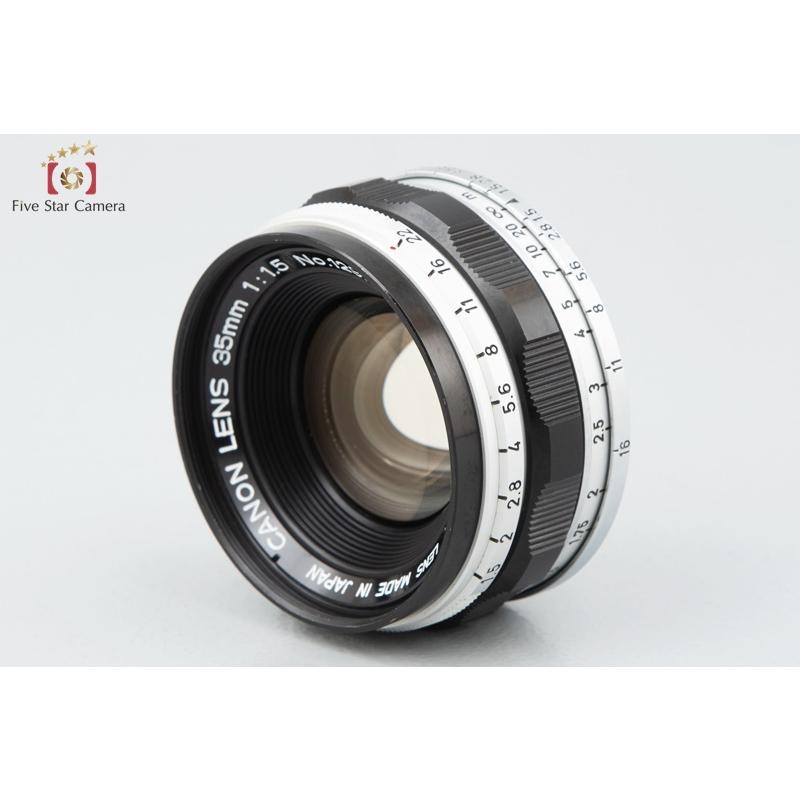 キヤノン（Canon） 【中古】Canon 35mm f/1.5 L39 ライカスクリュー 