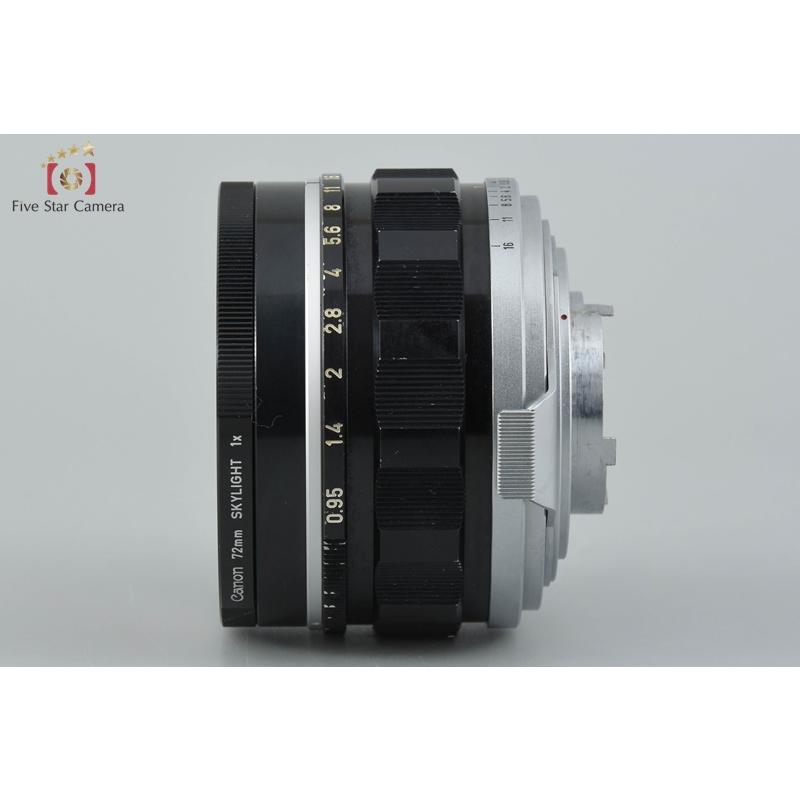 【中古】Canon キヤノン 50mm f/0.95 2025.12月 オーバーホール済み キヤノン（Canon） 【中古】Canon 50mm f/0.95 2025.2月オーバーホール
