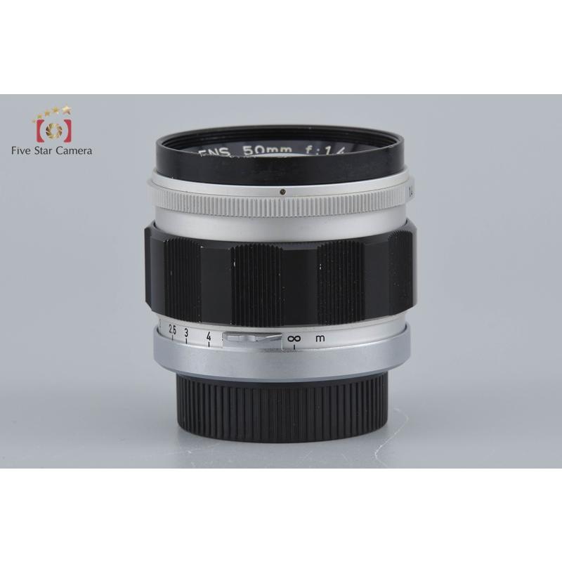 CANON LENS 50mm 1:1.4 ライカ L39 標準 動作確認 美品 キヤノン CANON