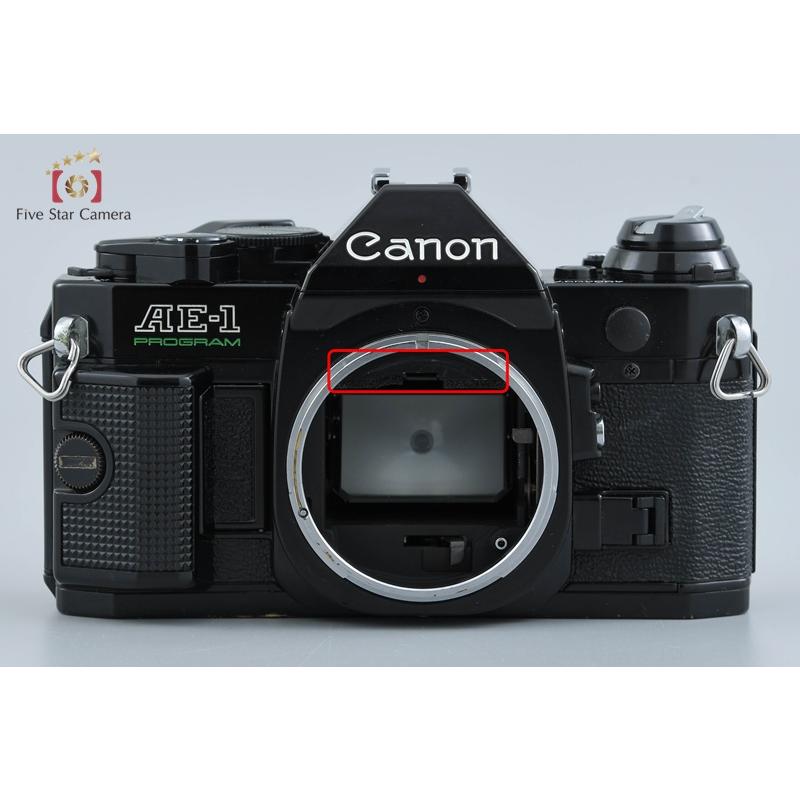 Canon - 【中古】(キヤノン) Canon AE-1 PROGRAM ブラック キヤノン 【中古】Canon AE-1 PROGRAM ブラック フィルム一眼