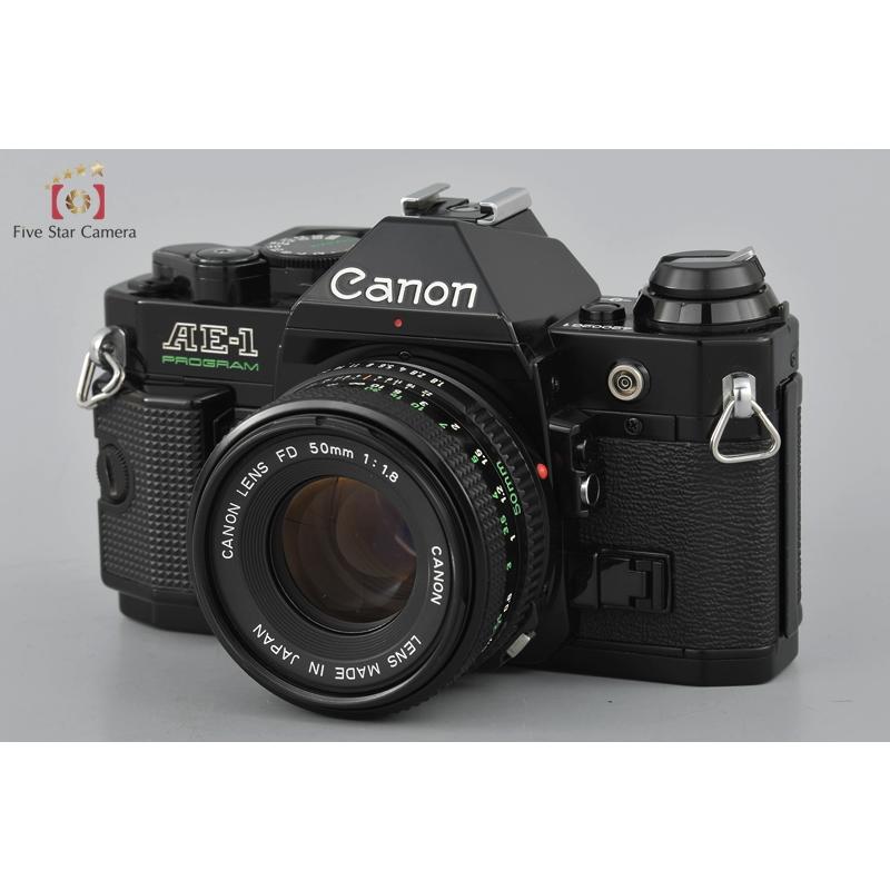 キヤノン 【中古】Canon AE-1 PROGRAM ブラック + New FD 50mm f/1.8