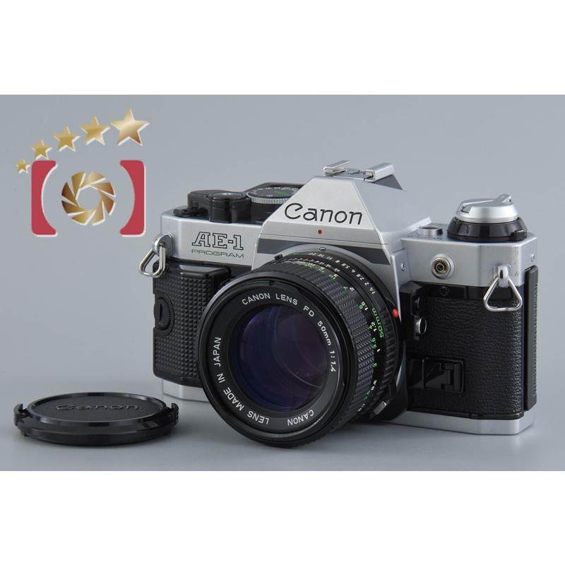 Appareil Photo Canon AE-1 Program – 35 Mm – Objectif FD 50mm F/1.4 SSC – Noir – Japon
