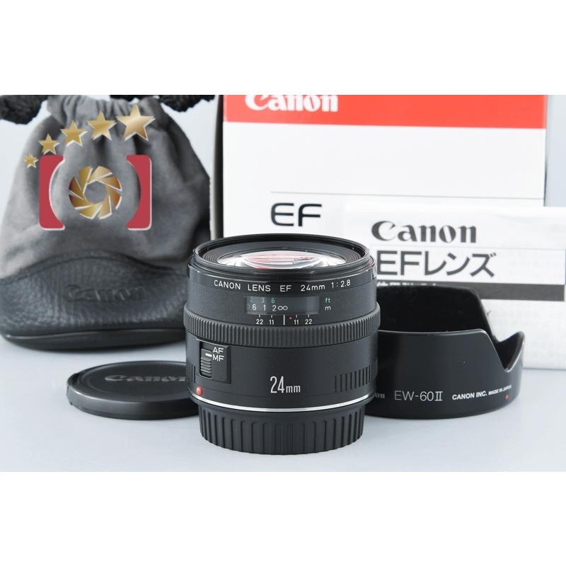 【中古】Canon キヤノン EF 24mm f/2.8 元箱付