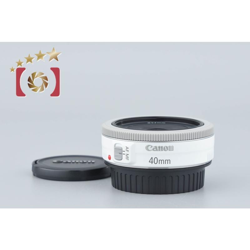 キヤノン（Canon） 【中古】Canon EF 40mm f/2.8 STM ホワイト : 中古 