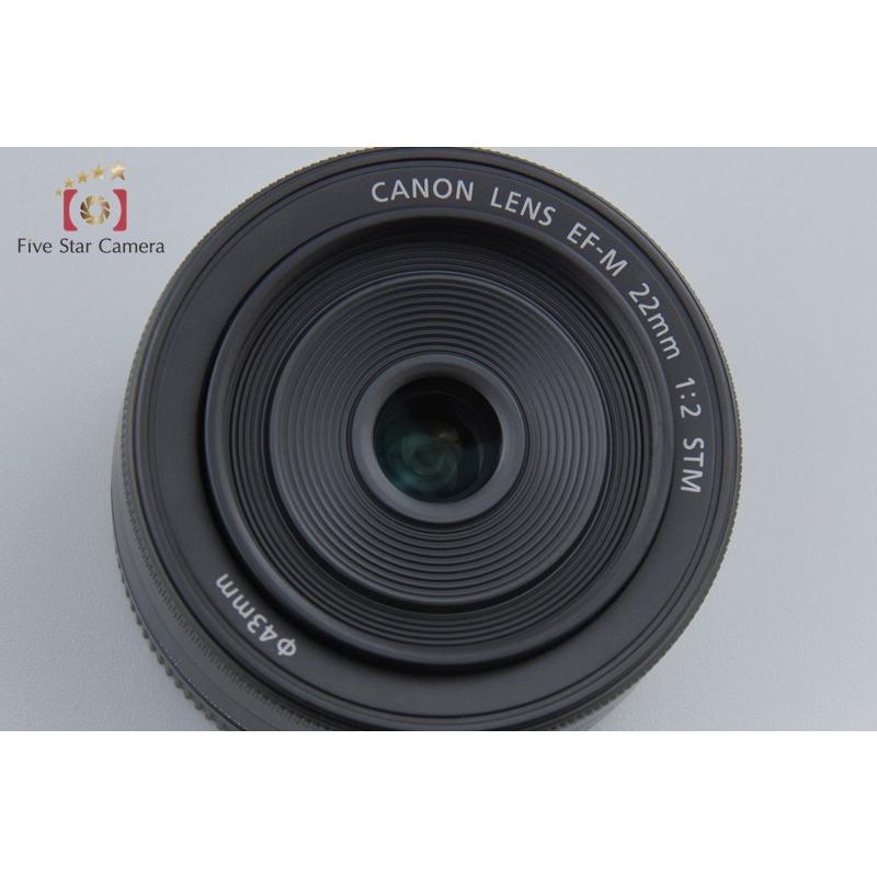 キヤノン（Canon） 【中古】Canon EF-M 22mm f/2 STM ブラック : 中古 