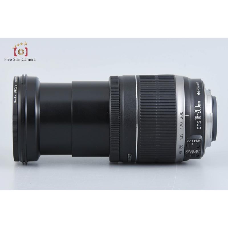 キヤノン 【中古】Canon EF-S 18-200mm f/3.5-5.6 IS : 中古
