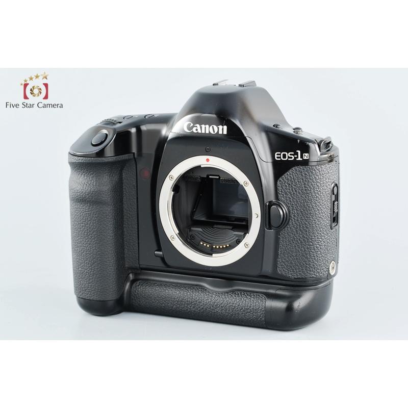 【中古】Canon キヤノン EOS1N フィルム一眼レフカメラ + バッテリーパック BPE1付属 canoneos1n