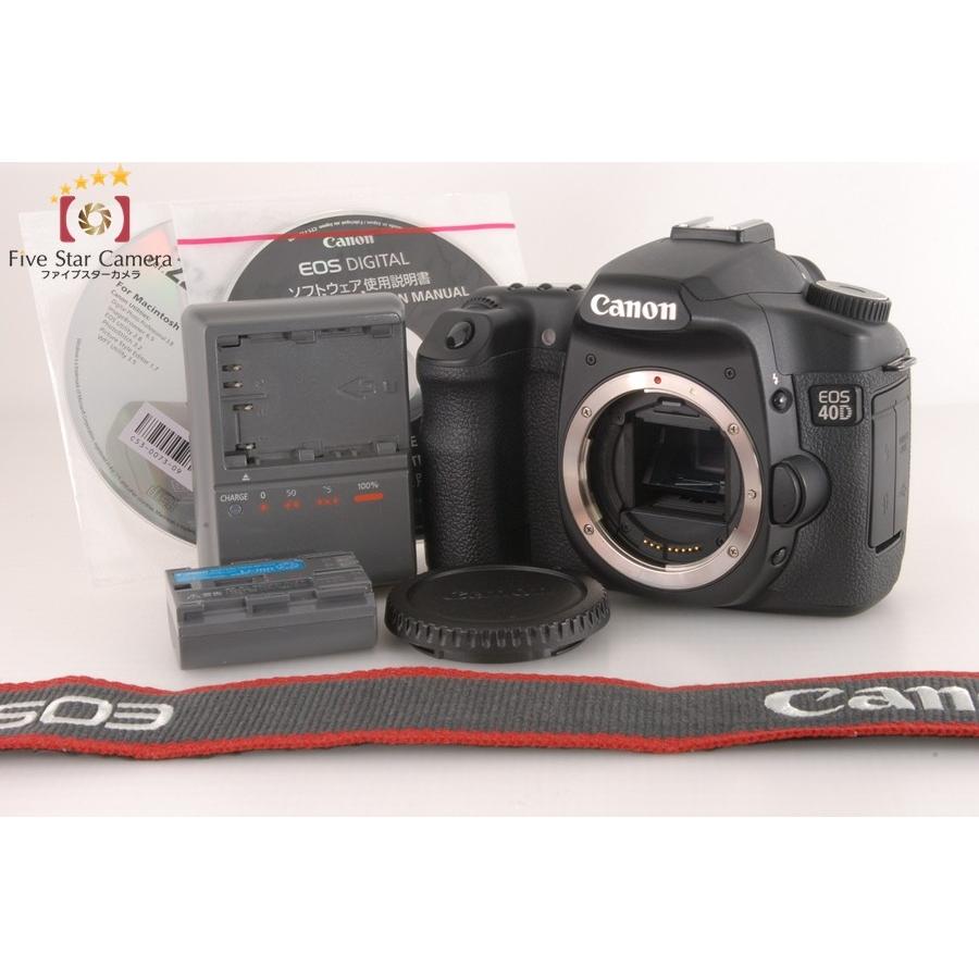 中古】Canon キヤノン EOS 40D デジタル一眼レフカメラ :Canon-EOS-40D:中古カメラのファイブスターカメラ - 通販 -  Yahoo!ショッピング