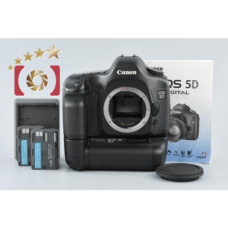 中古】Canon キヤノン EOS 5D + BG-E4 バッテリーグリップ :canon-eos