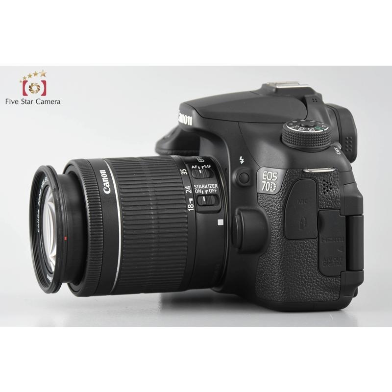 EOS DIGITAL 【中古】Canon キヤノン 70D + EF-S 18-55mm f/3.5-5.6 IS