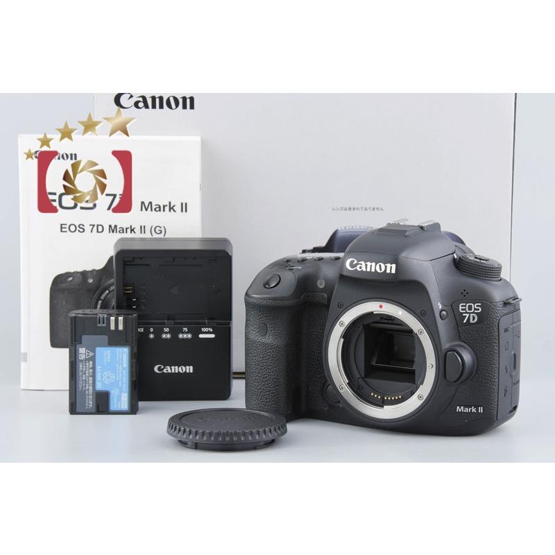 中古】Canon キヤノン EOS 7D Mark II デジタル一眼レフカメラ 元箱 