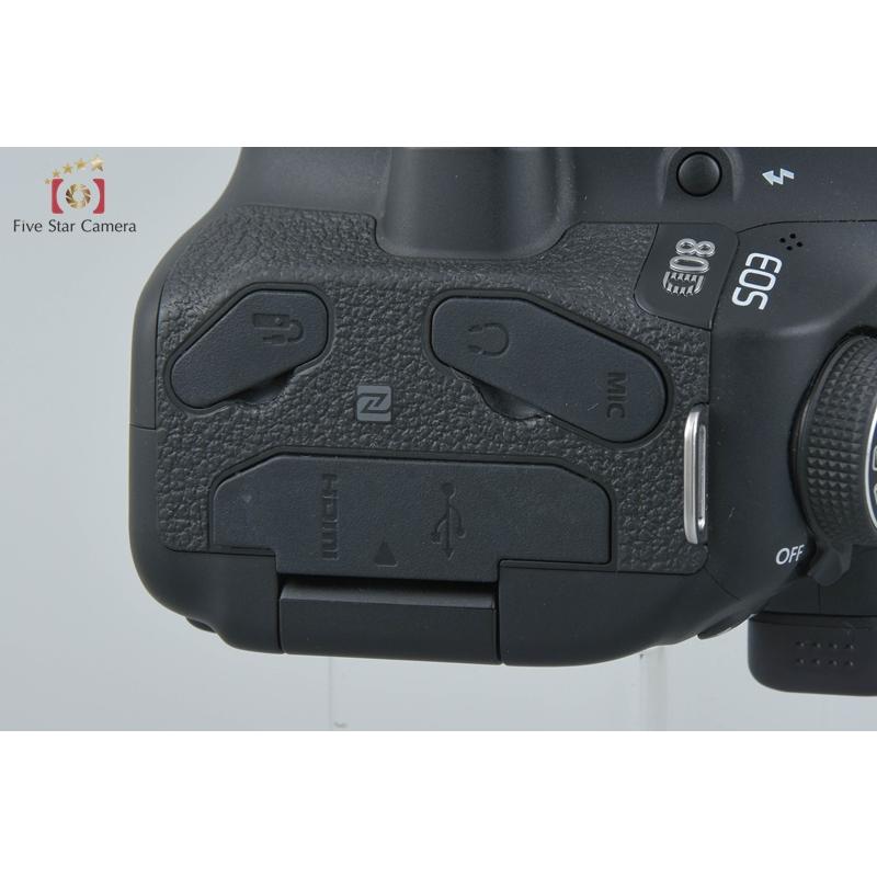 EOS DIGITAL 【中古】Canon キヤノン 80D デジタル一眼レフカメラ 元箱