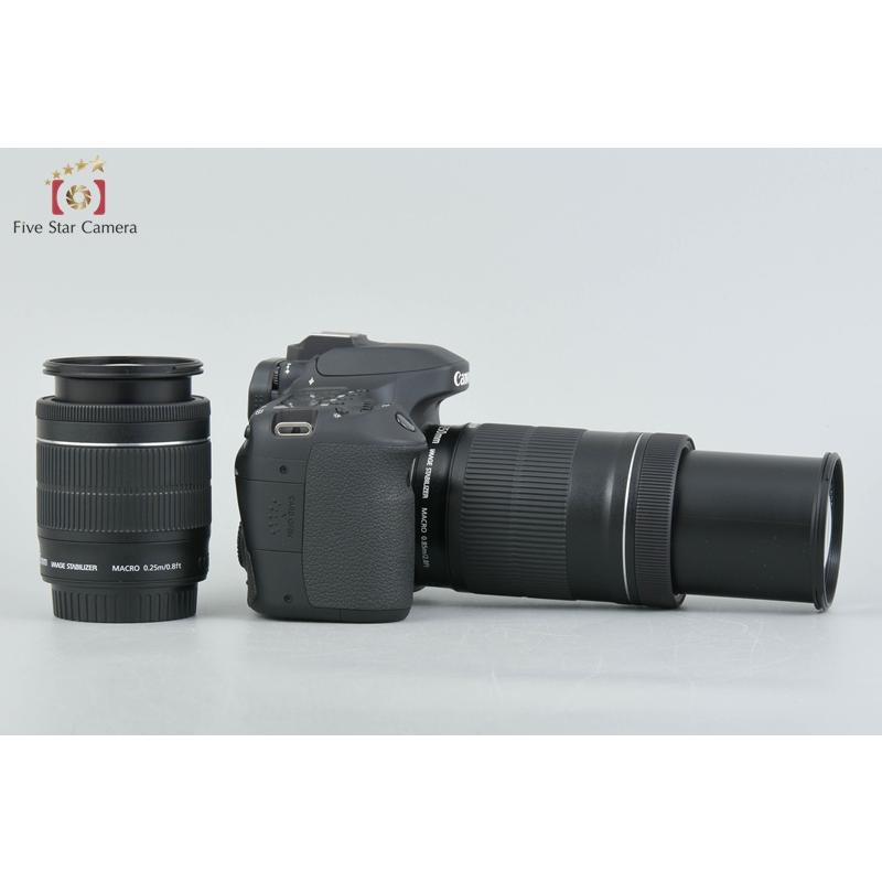 EOS DIGITAL 【中古】Canon キヤノン 80D ダブルズームキット 元箱付き