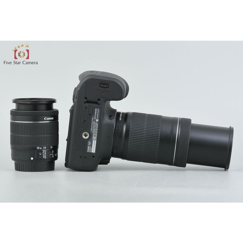 EOS DIGITAL 【中古】Canon キヤノン 80D ダブルズームキット 元箱付き