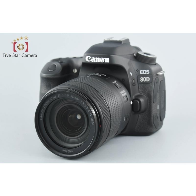 EOS 80D 【中古】Canon キヤノン EF-S 18-135mm IS USM レンズキット