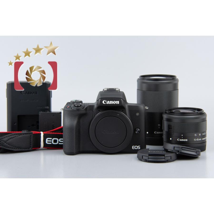 Canon EOS KISS M BK ダブルレンズキット