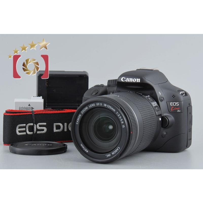 EOS DIGITAL 【中古】Canon キヤノン Kiss X4 EF-S 18-135 IS レンズ  