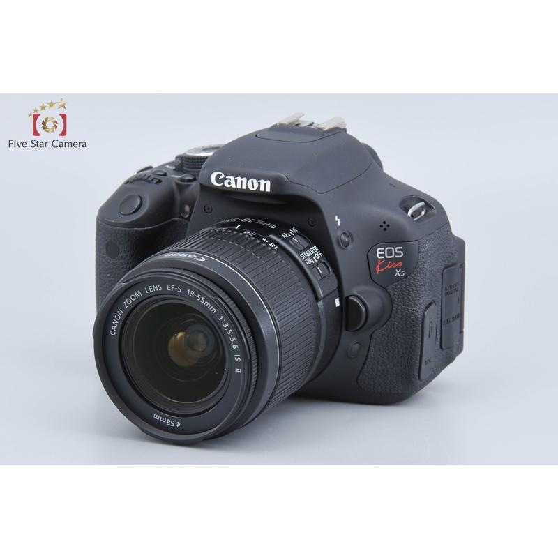 EOS DIGITAL 【中古】Canon キヤノン Kiss X5 ダブルズームレンズ