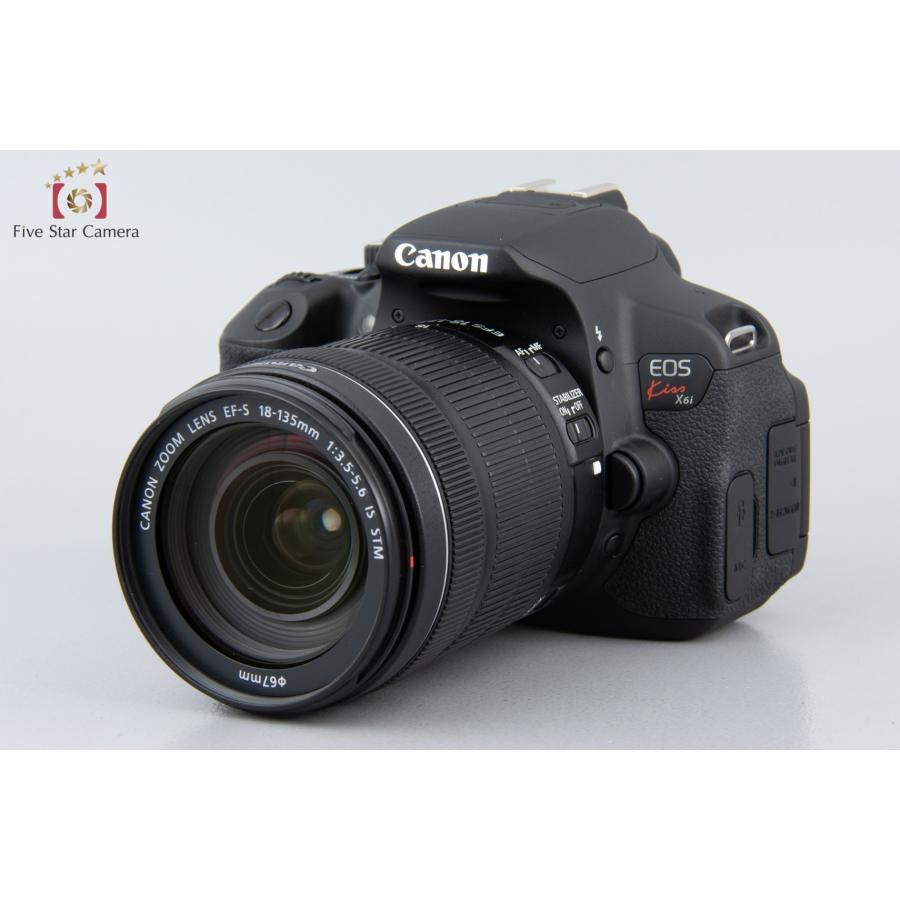 【中古】Canon キヤノン EOS Kiss X6i 18-135 レンズキット シャッター回数僅少｜five-star-camera｜02