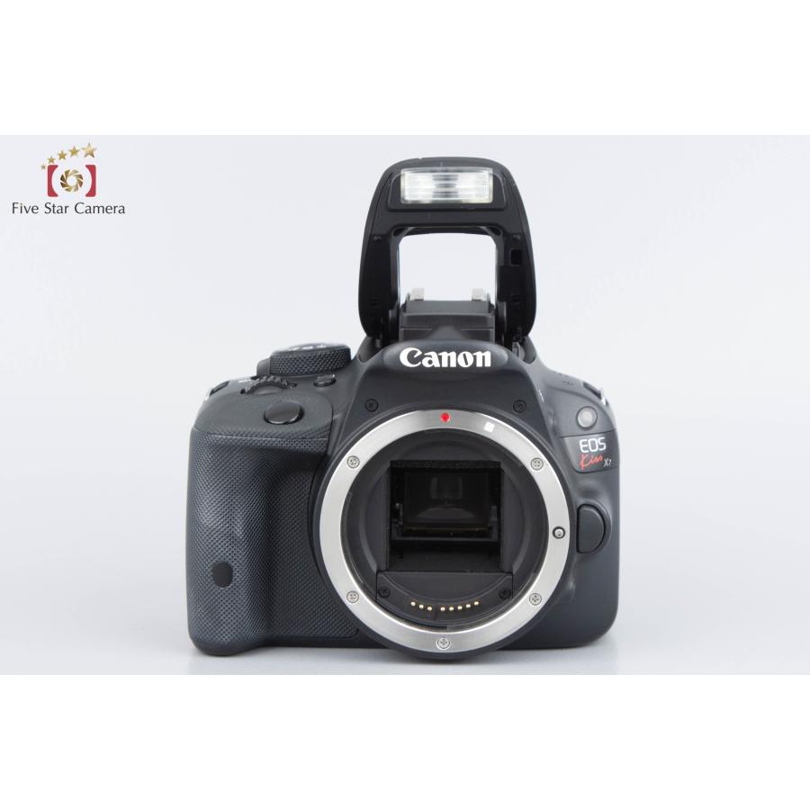【中古】Canon キヤノン EOS Kiss X7 ダブルズームキット ブラック｜five-star-camera｜04