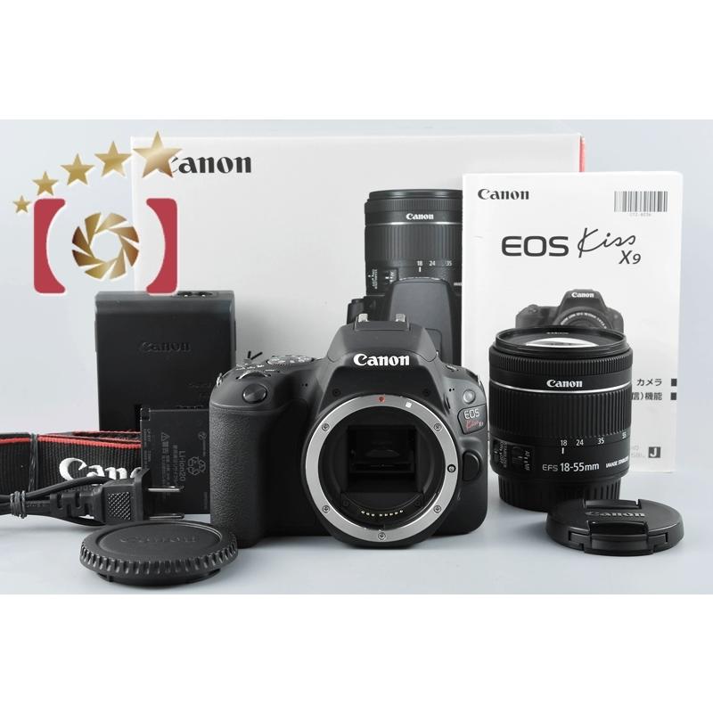 中古】Canon キヤノン EOS Kiss X9 EF-S 18-55 IS STM レンズキット 