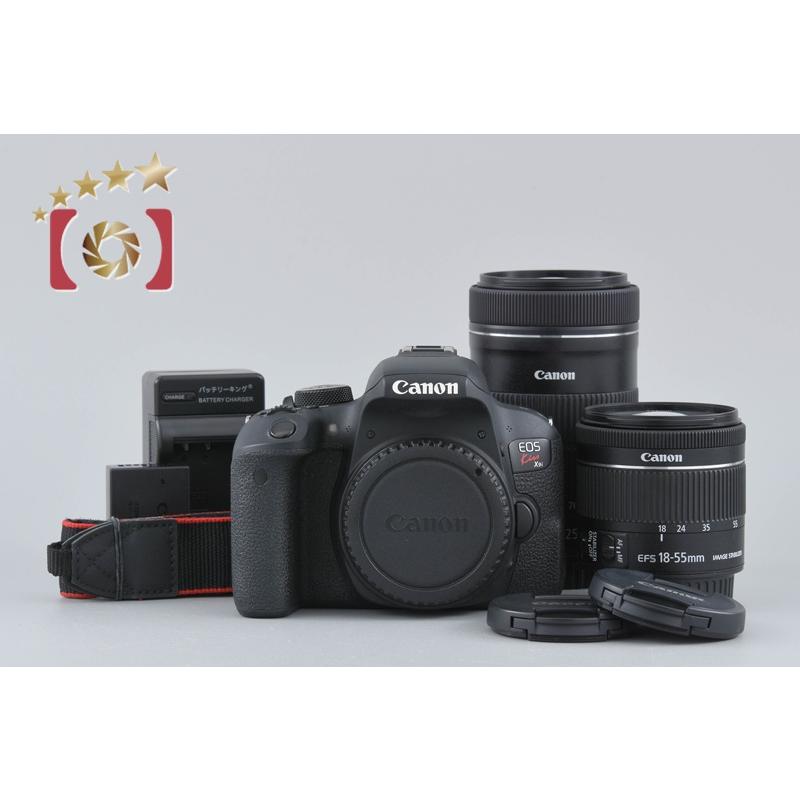 EOS DIGITAL 【中古】Canon キヤノン Kiss X9i ダブルズームキット 