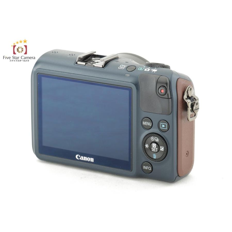 Canon ミラーレス一眼カメラ EOS M レンズキット ベイブルー色