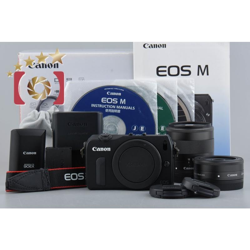 キヤノン（Canon） 【中古】Canon EOS M ダブルレンズキット ブラック 