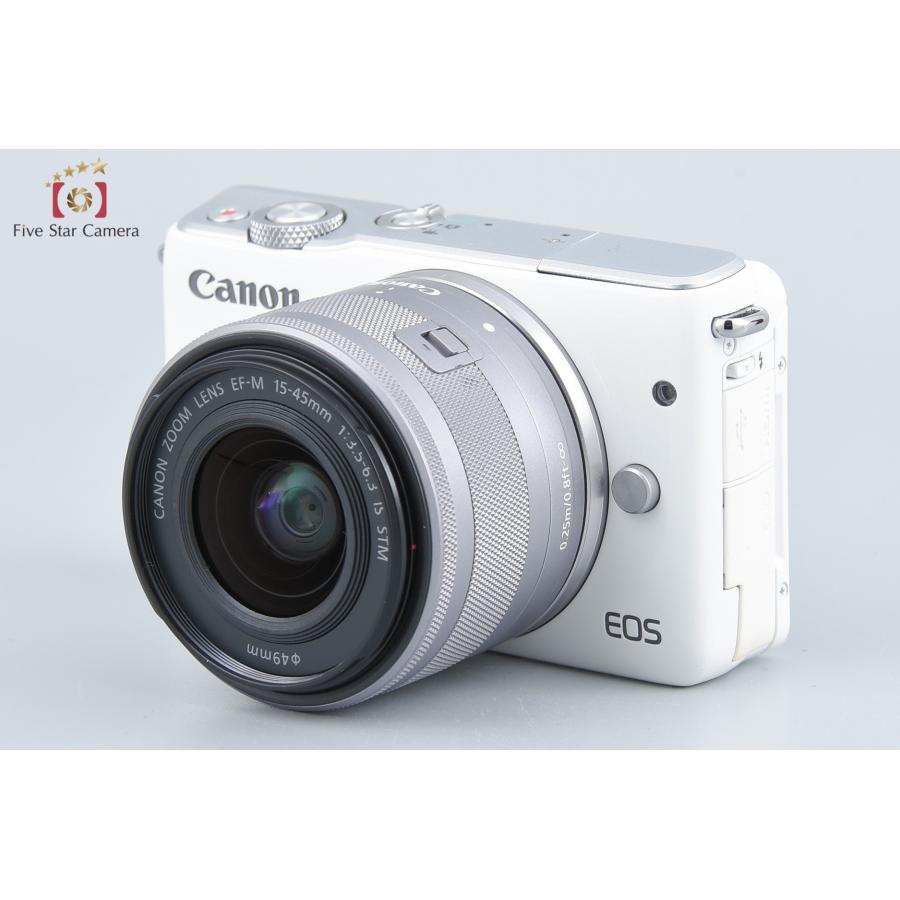 【中古】Canon キヤノン EOS M10 ダブルズームレンズキット ホワイト｜five-star-camera｜02