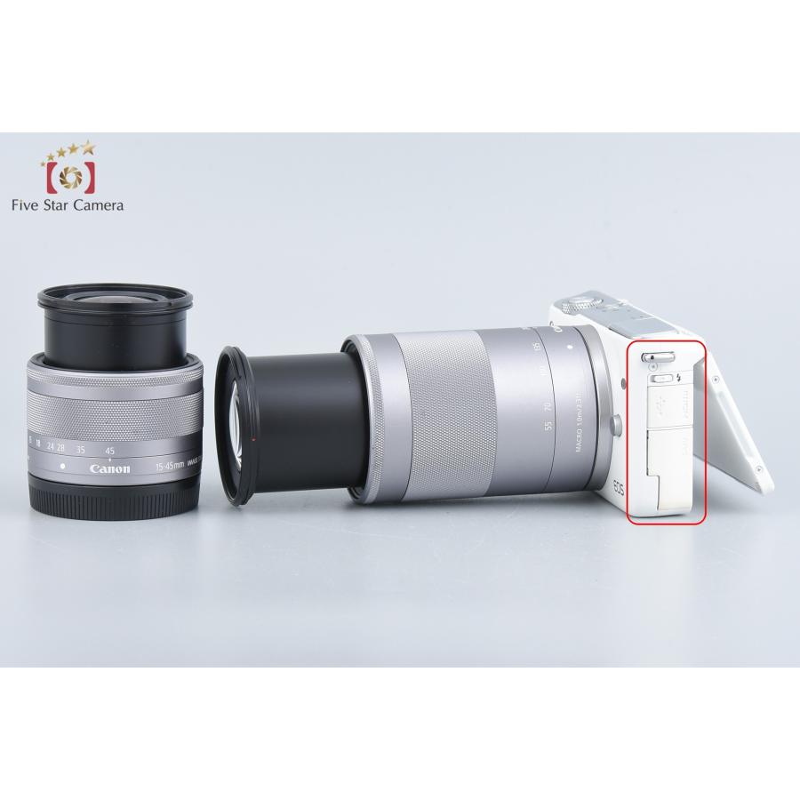 【中古】Canon キヤノン EOS M10 ダブルズームレンズキット ホワイト｜five-star-camera｜06