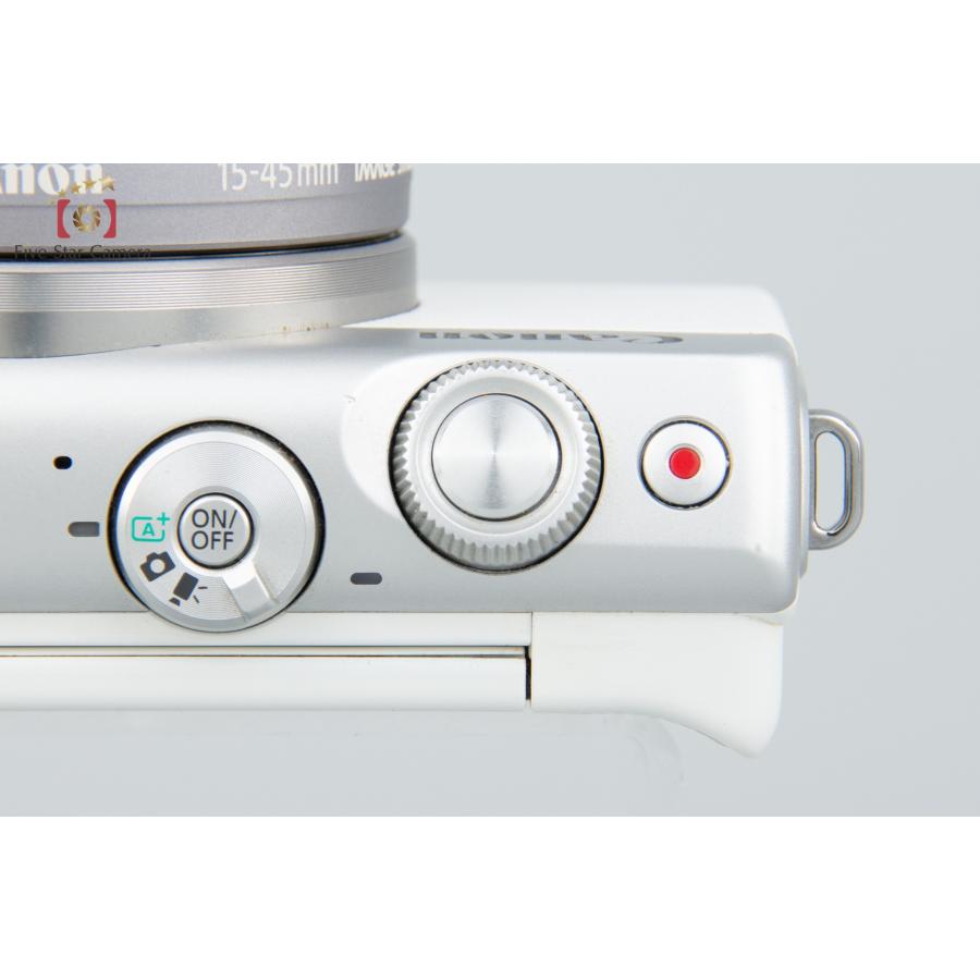 【中古】Canon キヤノン EOS M100 EF-M15-45 IS STM レンズキット ホワイト｜five-star-camera｜11