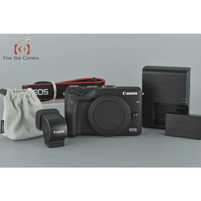 【中古】Canon キヤノン EOS M3 ブラック EVFキット :canon-eos-m3-bk-1001-:中古カメラのファイブスターカメラ - 通販 - Yahoo!ショッピング