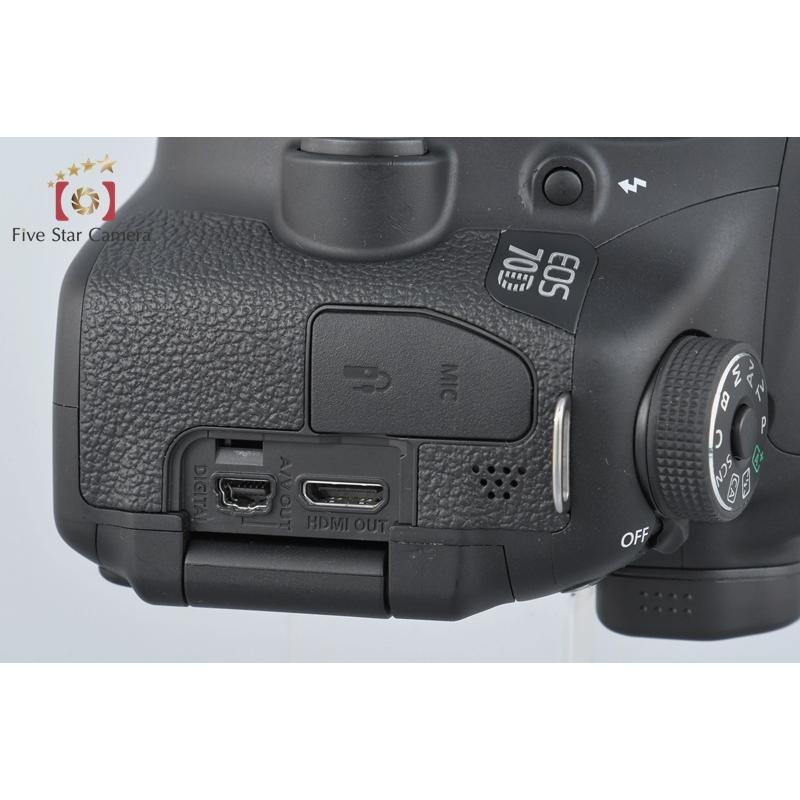 EOS DIGITAL 【中古】Canon キヤノン 70D デジタル一眼レフ EOS DIGITAL 【中古】Canon キヤノン 70D デジタル一眼レフ