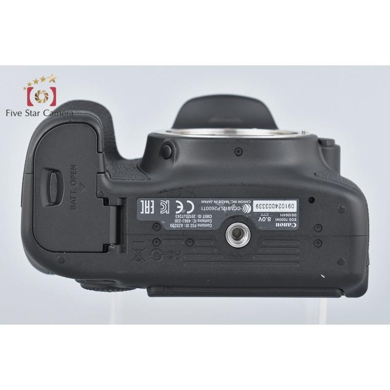 【中古】Canon キヤノン EOS 70D デジタル一眼レフカメラ EOS デジタル一眼 キヤノン CANON 70D ダブルズーム 中古 Wi-Fi搭載
