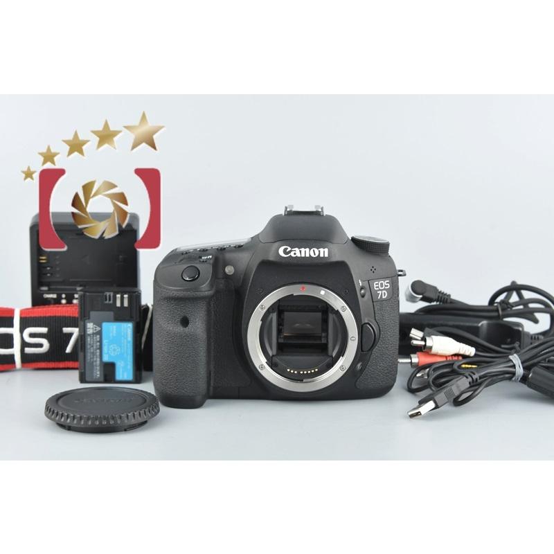中古 Canon キヤノン Eos 7d デジタル一眼レフカメラ シャッター回数僅少 Canon Eos7d 0328 中古カメラのファイブスターカメラ 通販 Yahoo ショッピング