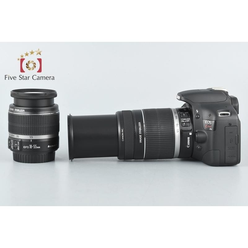 EOS DIGITAL 【中古】Canon キヤノン Kiss X4 ダブルズームキット