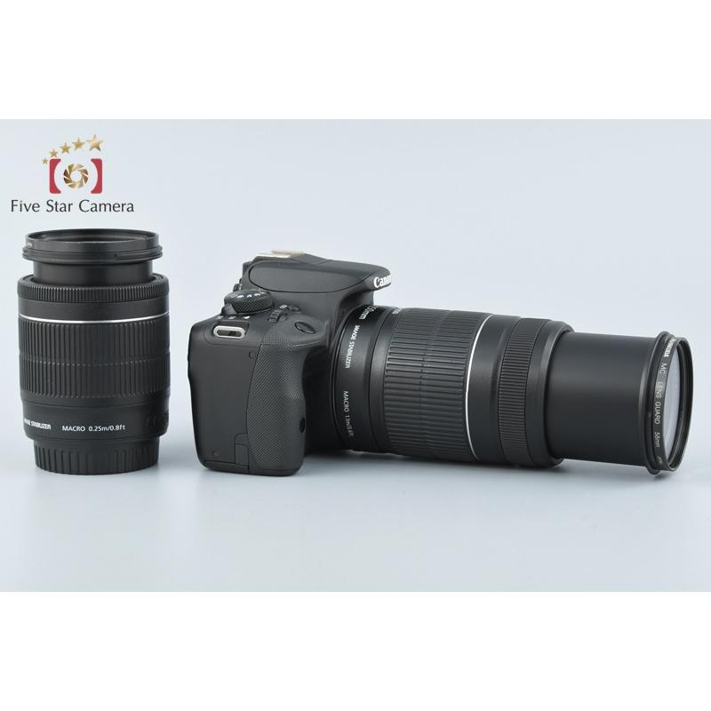 中古】Canon キヤノン EOS Kiss X7 ダブルズームキット ブラック :canon-eoskissx7-wzoom-0609-:中古カメラのファイブスターカメラ  - 通販 - Yahoo!ショッピング