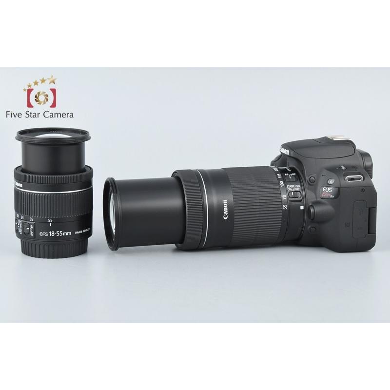 EOS DIGITAL 【中古】Canon キヤノン Kiss X9 ダブルズームキット